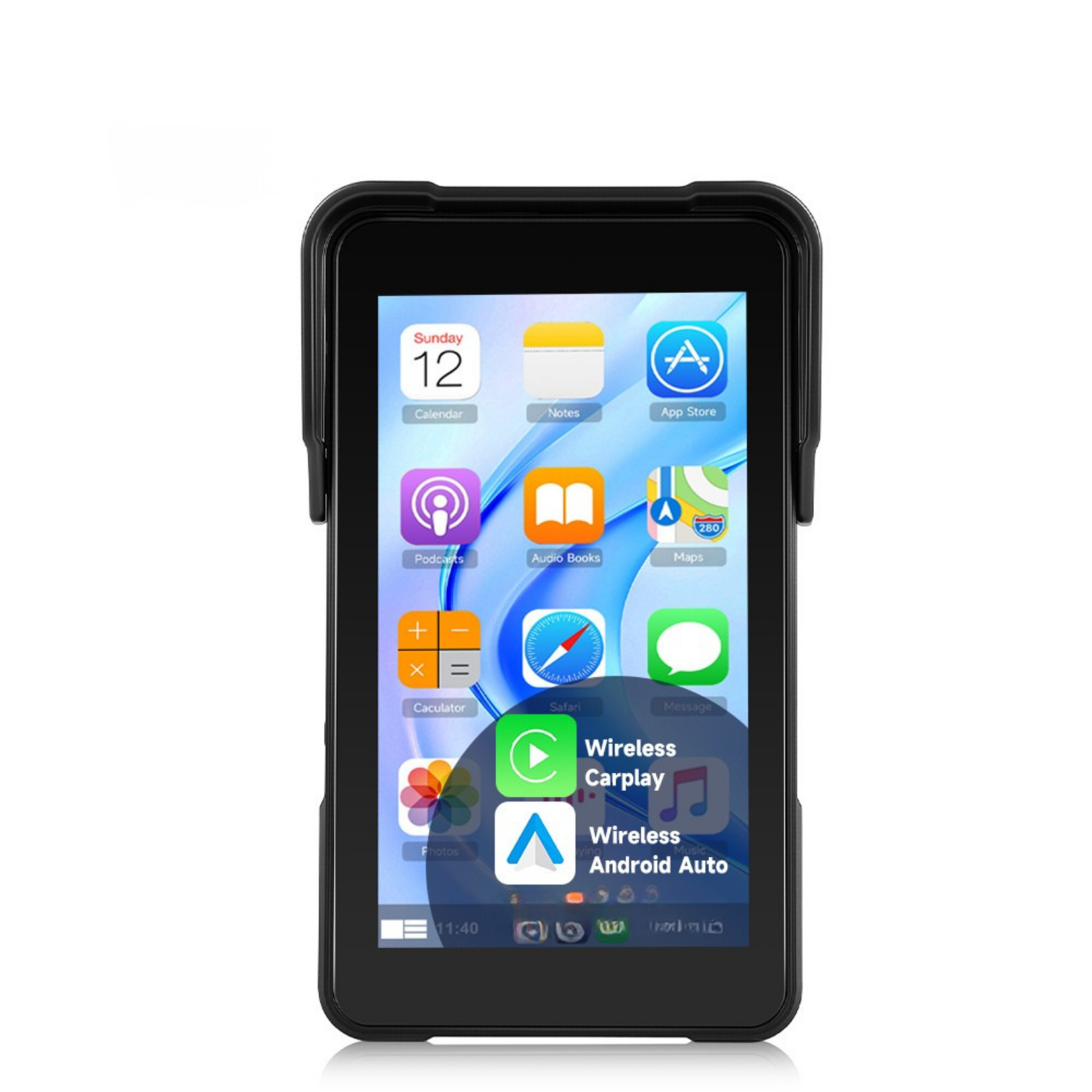 Carplay Moto 5 pulgadas Simbron Android IOS Vertical Carplay Moto 5 pulgadas Simbron Android IOS Vertical con sensores de presión de neumaticos