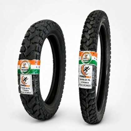 Juego de cubiertas Powermax Xtreme B 90/90-21 + 120/90-18 (Tornado/ Triax/ Skua/ Zr 250