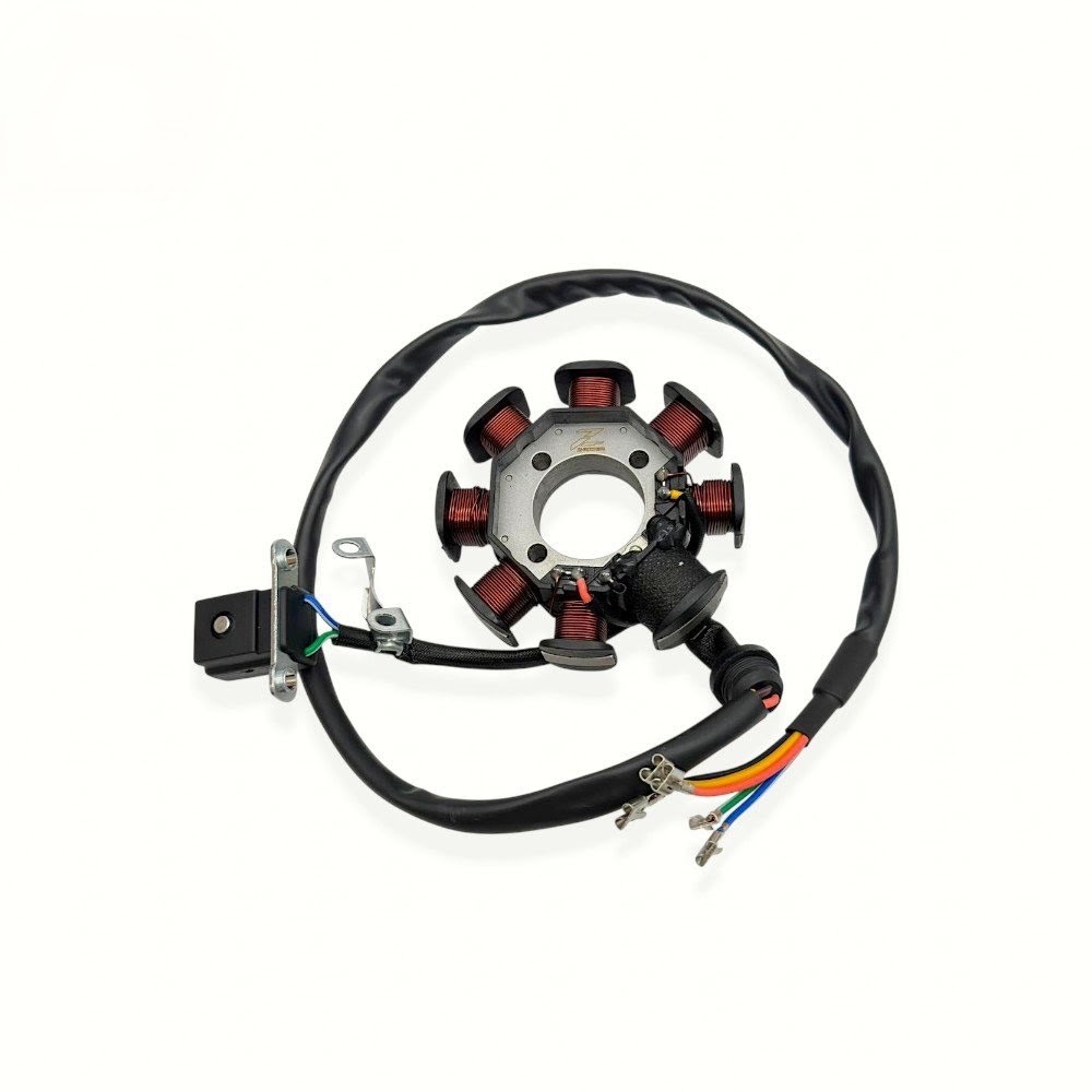 Estator Zanella Rx 150/ Zr 200/ Motomel Skua 150/ S2 150/ Corven Triax 150/ Hunter 150 8 bobinas Estator Zanella Rx 150/ Zr 200/ Motomel Skua 150/ S2 150/ Corven Triax 150/ Hunter 150 8 bobinas