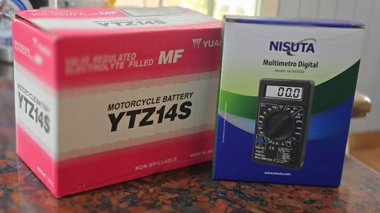 Batería de Moto Yuasa YTZ14S High Performance AGM (12V 11.2Ah, 230 cca) PROMO TESTER NISUTA DE REGALO !!! Batería de Moto Yuasa YTZ14S High Performance AGM (12V 11.2Ah, 230 cca) PROMO TESTER NISUTA DE REGALO !!! - Imagen 3