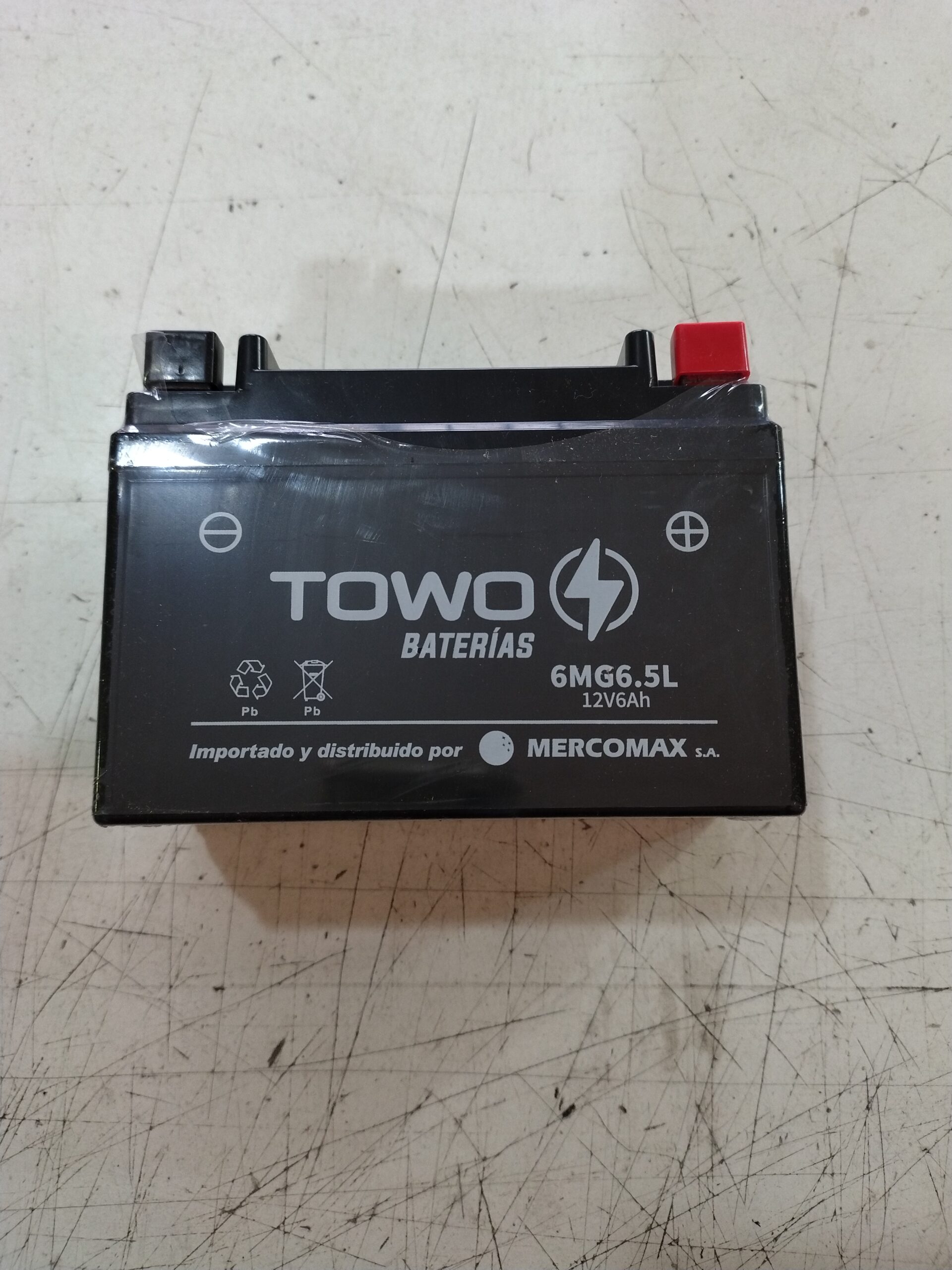 BATERIA 12N6.5-3B TOWO GEL BATERIA 12N6.5-3B TOWO GEL