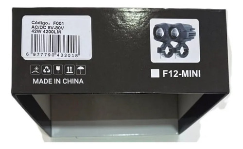 Faro Auxiiar Moto Stallion F001 Faro Auxiiar Moto Stallion F001 - Imagen 4