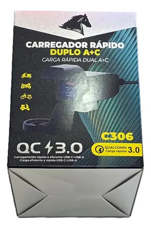 Cargador Usb Moto Stallion C306 Cargador Usb Moto Stallion C306 - Imagen 2